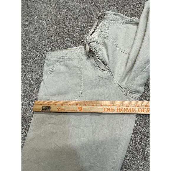 Atmosphere wide leg pants womens sz 12 drawstring linen beach wear lightweight - Picture 6 of 12